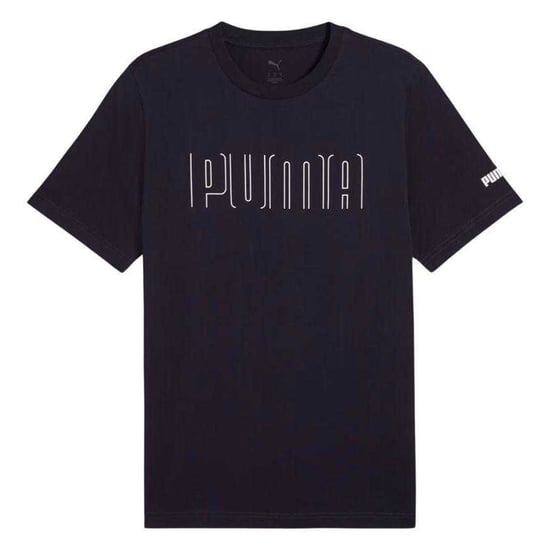 Puma Herr Grafik Sport T-shirt (Marinblå) - Image 1
