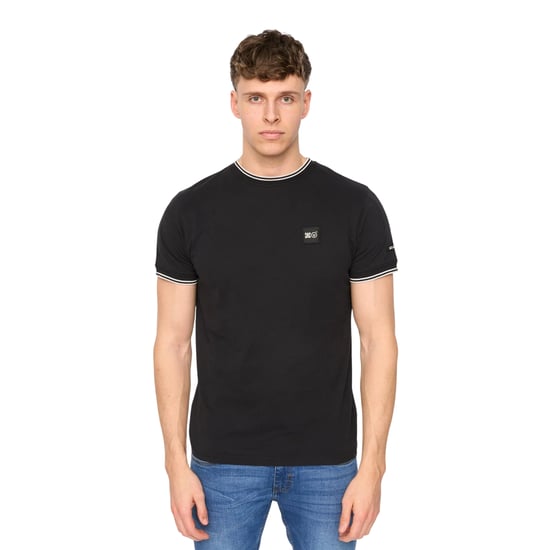 Duck and Cover Heren Wrentham Katoenen T-Shirt (Zwart) - Image 1