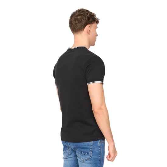 Duck and Cover Heren Wrentham Katoenen T-Shirt (Zwart) - Image 2