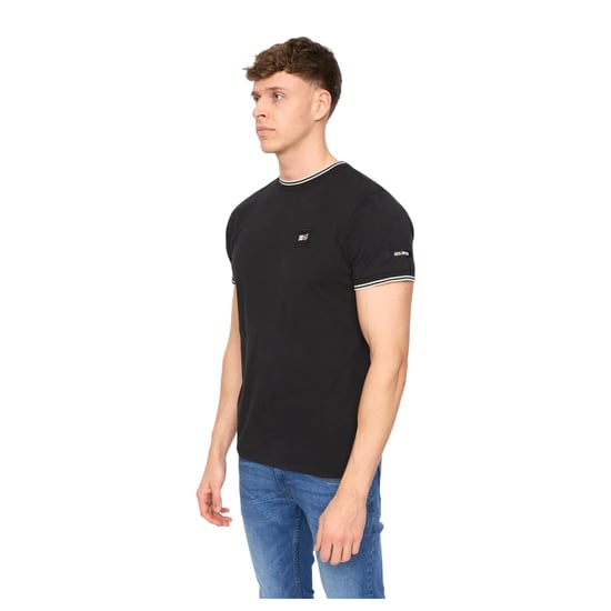 Duck and Cover Heren Wrentham Katoenen T-Shirt (Zwart) - Image 3