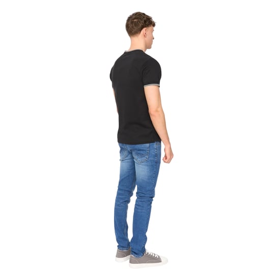 Duck and Cover Heren Wrentham Katoenen T-Shirt (Zwart) - Image 5