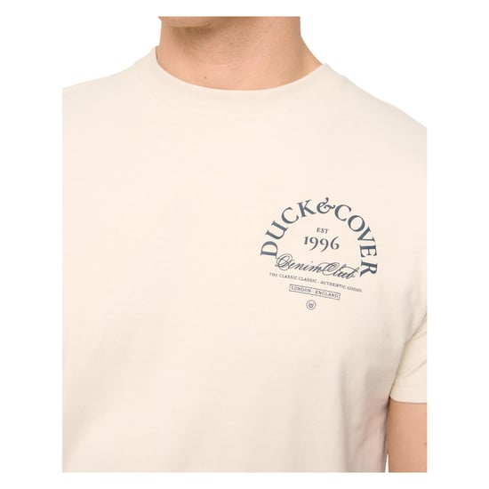 Duck and Cover Heren Sudbury T-Shirt (Lichte steen) - Image 2