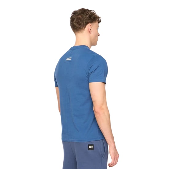 Duck and Cover Mannen Rayland Katoenen T-Shirt (Blauw) - Image 2