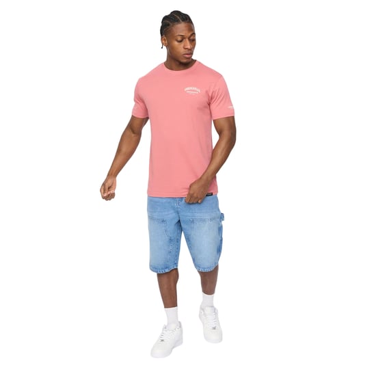 Crosshatch Mannen Labstock T-Shirt (Roze) - Image 3