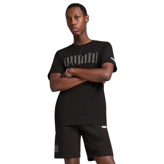 Puma Herr Grafisk Sport T-Shirt (Svart) - Image 3