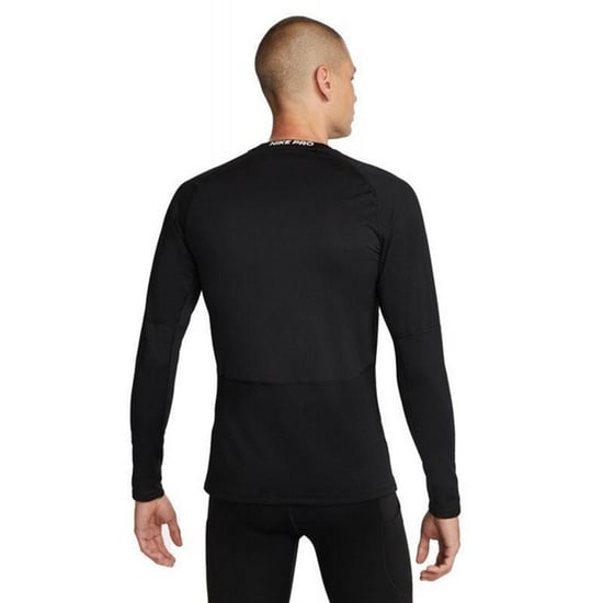 Nike Herr Pro Warm Logot-shirt (Svart) - Image 2