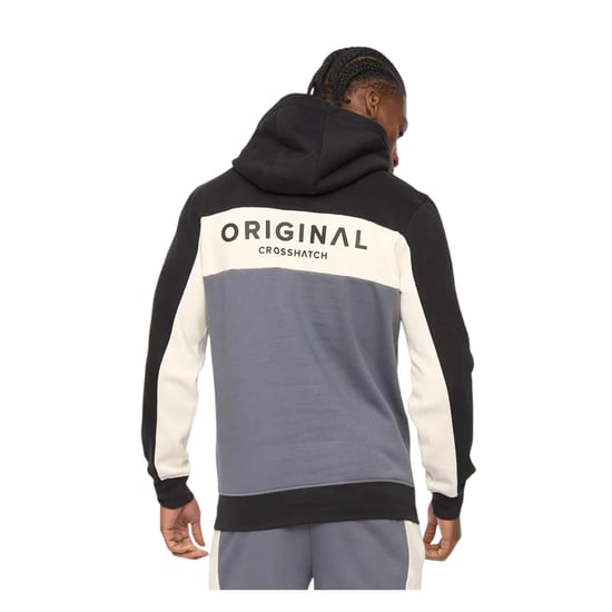 Crosshatch Mens Castlebay Hoodie (Slate) - Image 2