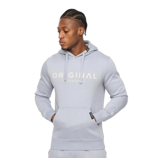 Crosshatch Heren Bardon Hoodie (Staalblauw) - Image 1
