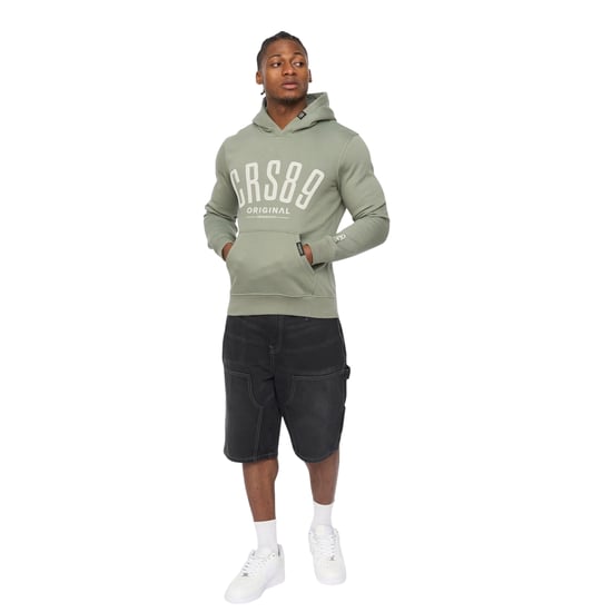 Crosshatch Herr Hallfell Hoodie (Oliv) - Image 4