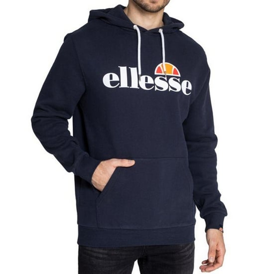 Ellesse Mens Gottero Overhead Hoodie (Navy Blue) - Image 1