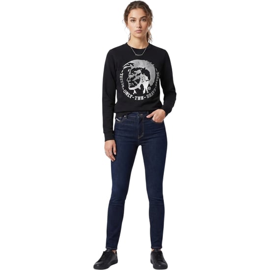 DIESEL F RADI T Felpa Womens Sweatshirts Crew Neck Pullover Winter Sweat Tops - Image 2