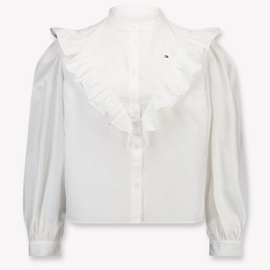 Tommy Hilfiger Kinder meisjes blouse in - Image 4