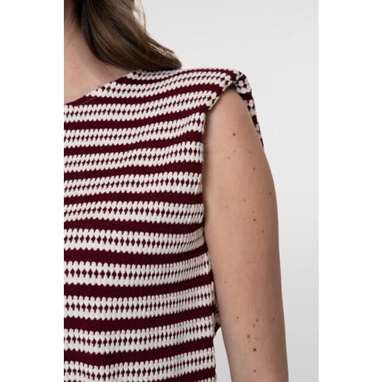 Geisha 63486-20 010 top off-white/merlot - Image 3
