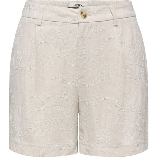 Only Onlsiesta hw linen bl emb shorts pnt moonbeam/w. t - Image 1