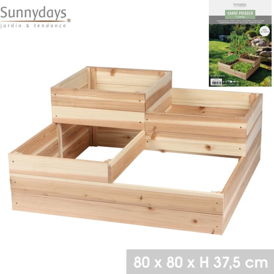 WDMT Houten bouwpakket voor kruidentuin moestuin creëer een eigen tuin met - Image 1