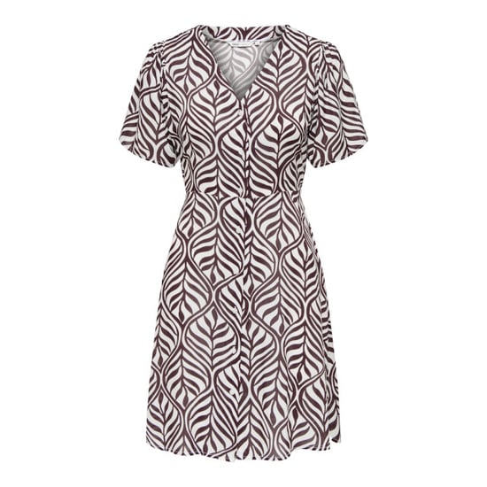 Only onlevida s/s short dress wvn noos 15237382 fudge kelly leaf - Image 1