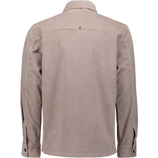 No Excess Overshirt buttons twill stretch clay - Image 2