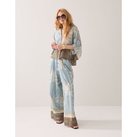 Summum Blouse palmtree print 2s96-12451 - Image 3