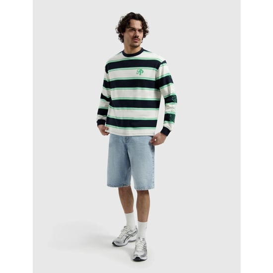 Pure Path Striped essence of life longsleeve tee off - Image 4