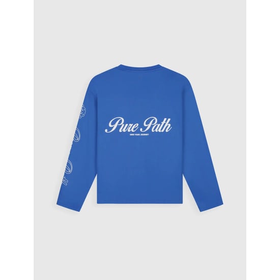 Pure Path Essence of life longsleeve tee faded cobalt - Image 2
