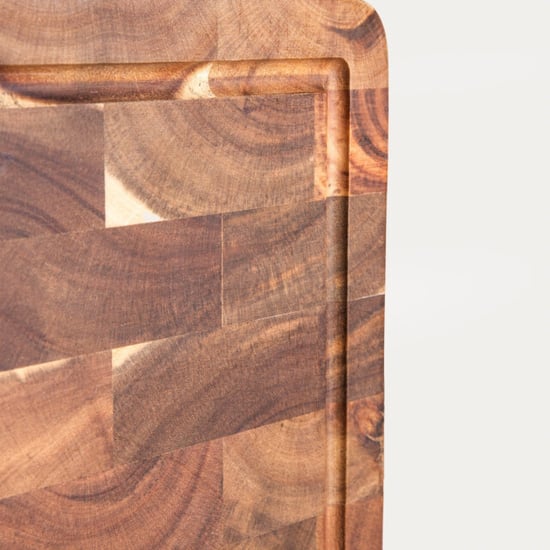 Casa di Elturo Snijplank lucano l40,5 x b34 cm – massief acaciahout – extra dik hakblok met - Image 6