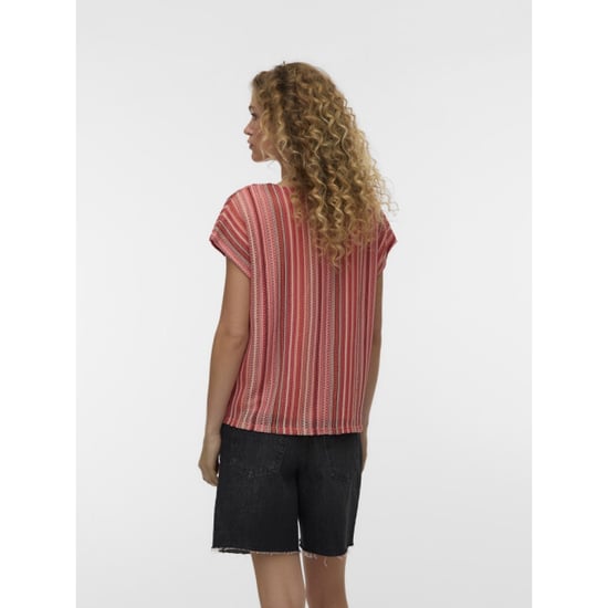 Vero Moda Vmdemi ss v-neck top jrs ga dessin - Image 2