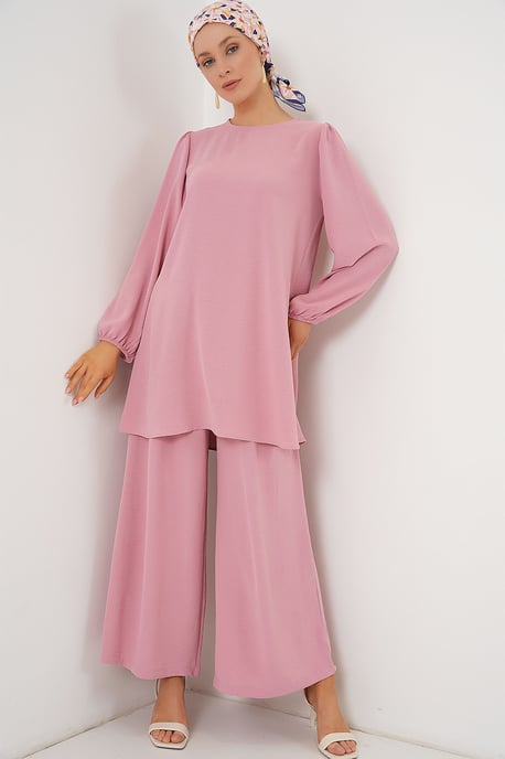 Tuniek & Wijde Broek Twee-Delige Coördinatie Set - Image 4