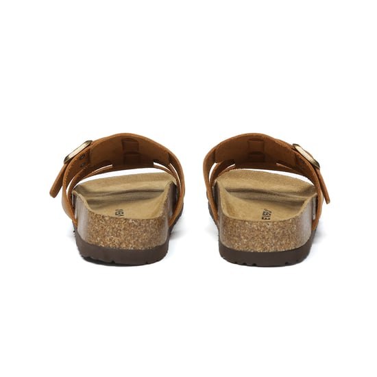 EVER AU Australia Genuine Leather Yates Slides with Sole - Image 4