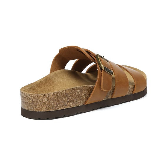 EVER AU Australia Genuine Leather Yates Slides with Sole - Image 6