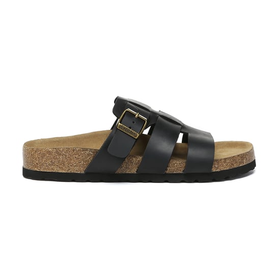 EVER AU Australia Genuine Leather Yates Slides with Sole - Image 1