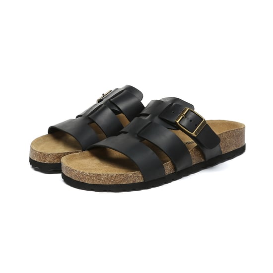 EVER AU Australia Genuine Leather Yates Slides with Sole - Image 3