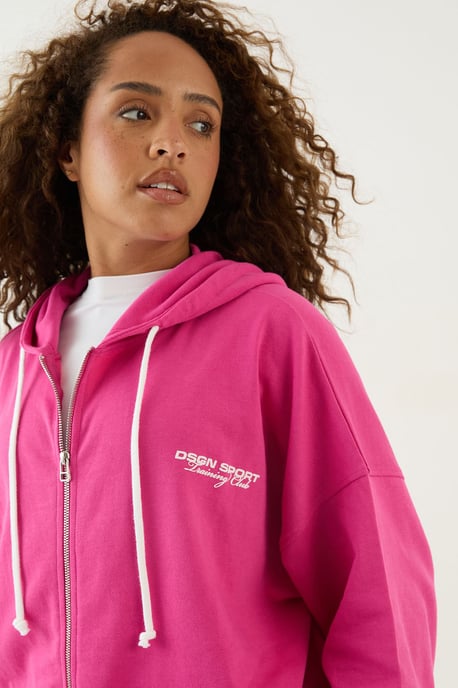 DSGN Studio Training Club Lightweight Zip Through Hoodie - Image 4