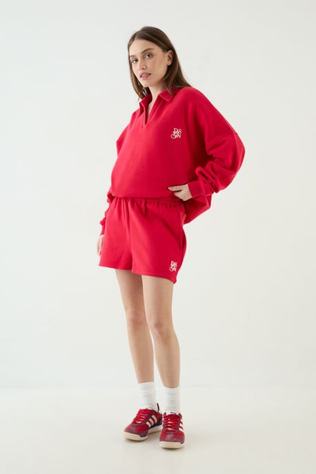 DSGN Studio Drawstring Waist Sweat Short - Image 4