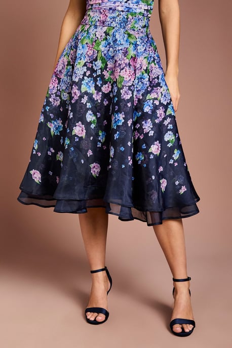 Organza Floral Midi Skirt - Image 2
