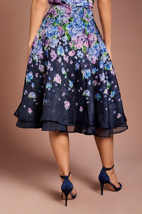 Organza Floral Midi Skirt - Image 3