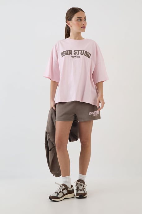 DSGN Studio Applique Oversized T-Shirt - Image 3