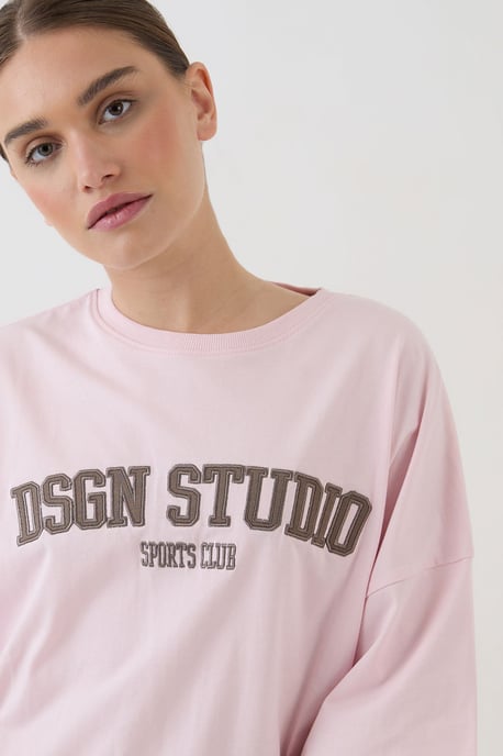DSGN Studio Applique Oversized T-Shirt - Image 4
