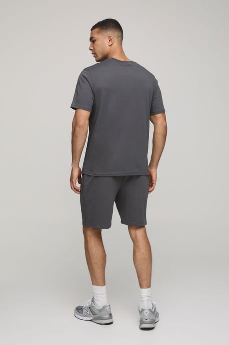 Regular Fit T-Shirt and Short Set - Image 2