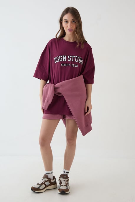 DSGN Studio Applique Oversized T-Shirt - Image 3