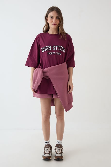 DSGN Studio Applique Oversized T-Shirt - Image 5