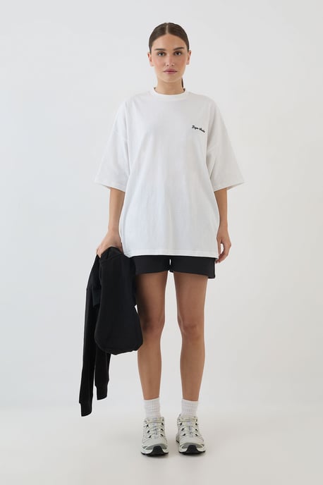 DSGN Studio Script Embroidered Oversized T-Shirt - Image 5