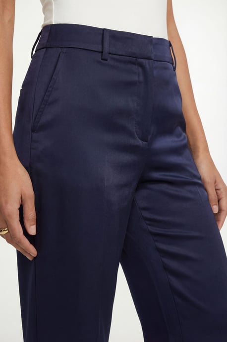 Satin Wide Leg Trouser Coord - Image 3