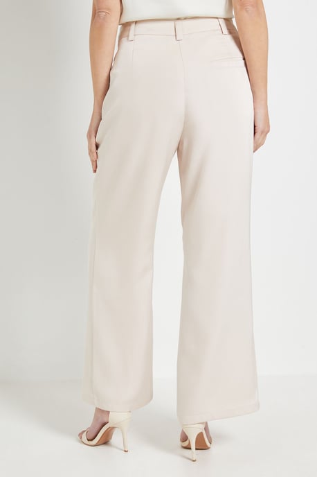 Petite Satin Wide Leg Trouser Coord - Image 2