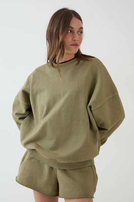 DSGN Studio Heavyweight Washed Oversized Sweatshirt - Image 1