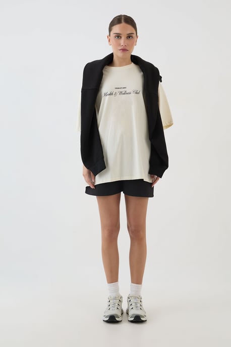 DSGN Studio Health And Wellness Club Printed Oversized T-Shirt - Image 5