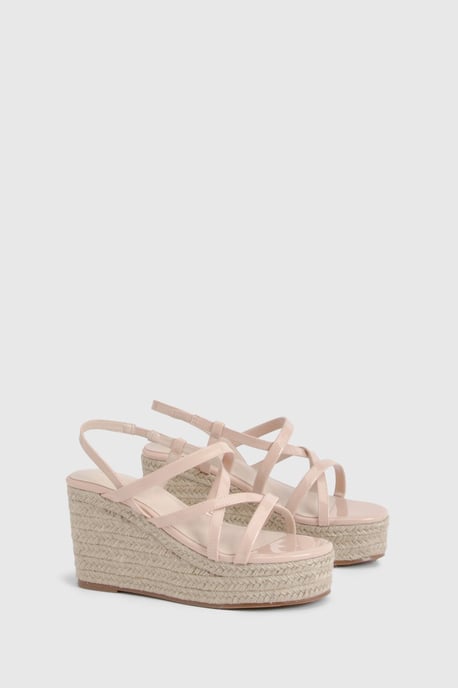 Strappy Open Toe Wedges - Image 2