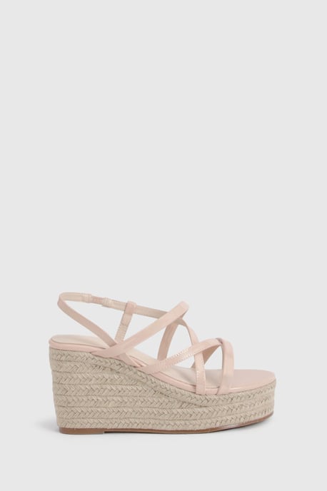 Strappy Open Toe Wedges - Image 3