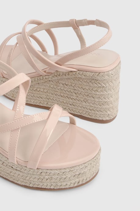 Strappy Open Toe Wedges - Image 6