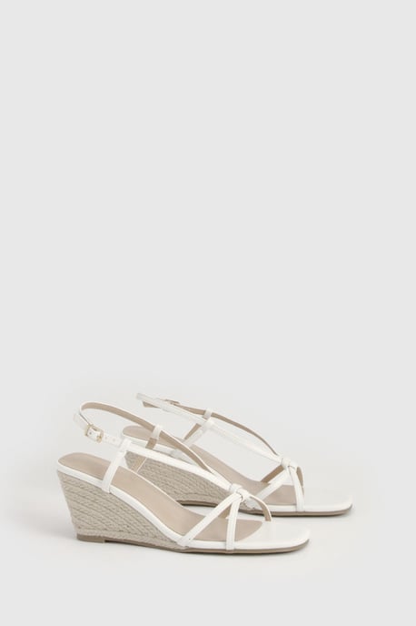 Strappy Open Toe Wedges - Image 2
