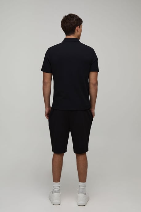 Slim 1/4 Zip Waffle Polo - Image 2